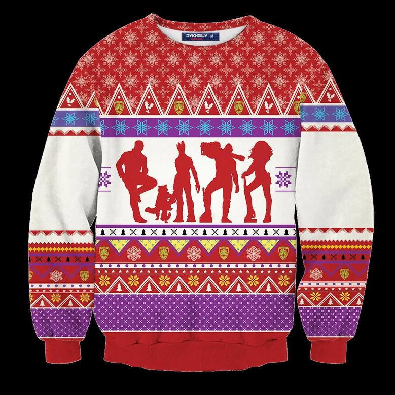 Guardians Of The Christmas Galaxy Ugly Christmas Sweater