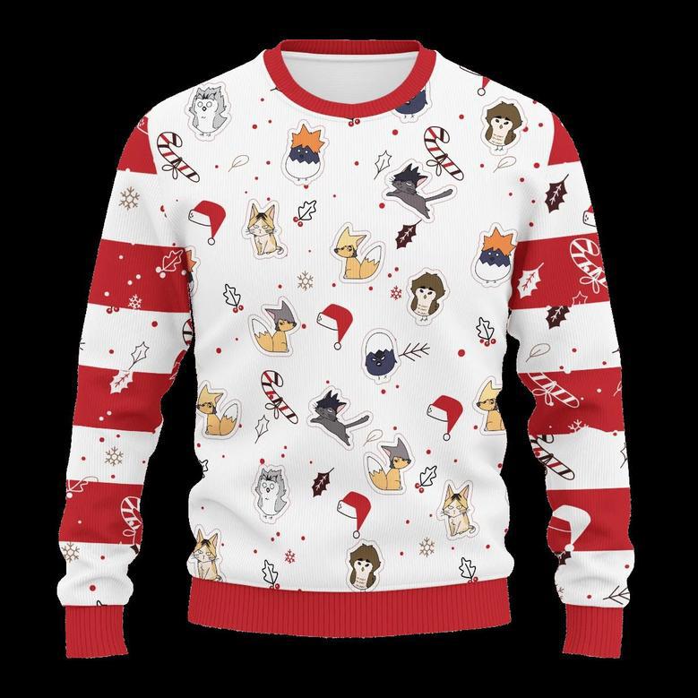 Haikyuu Chibi Animals Ugly Christmas Sweater