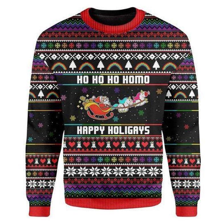 Happy Holigays Ugly Christmas Sweater