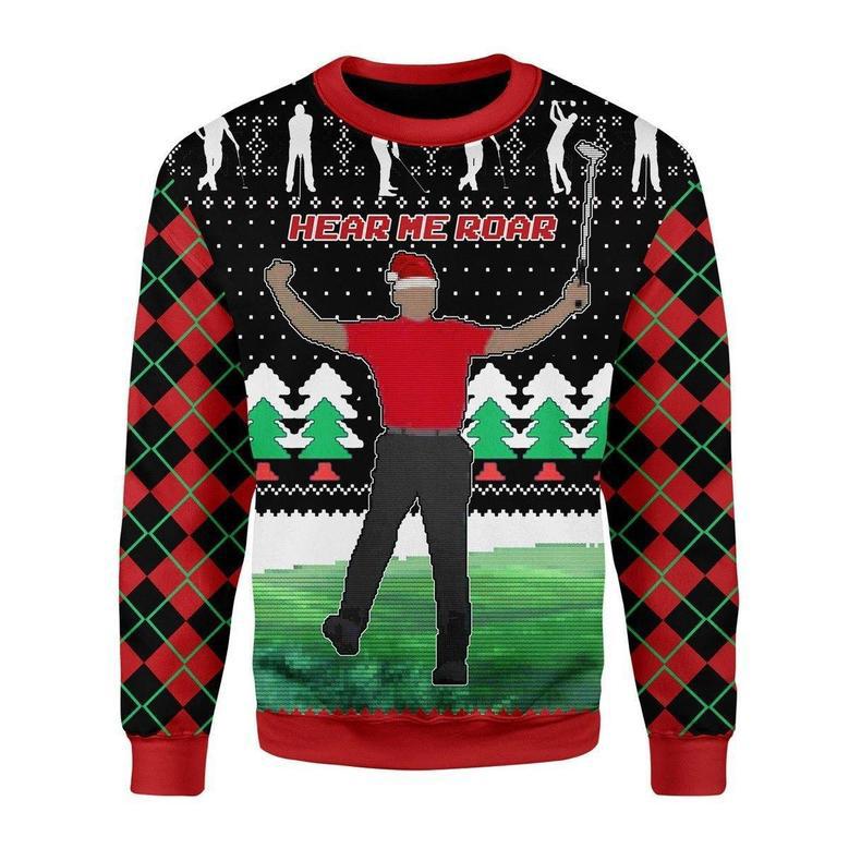 Here Him Roar Ugly Christmas Sweater