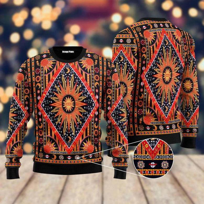 Hippie Style Ugly Christmas Sweater For Men & Women