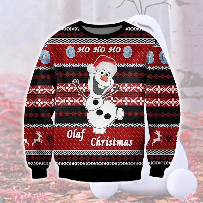 Ho Ho Ho Olaf Frozen Ugly Christmas Sweater