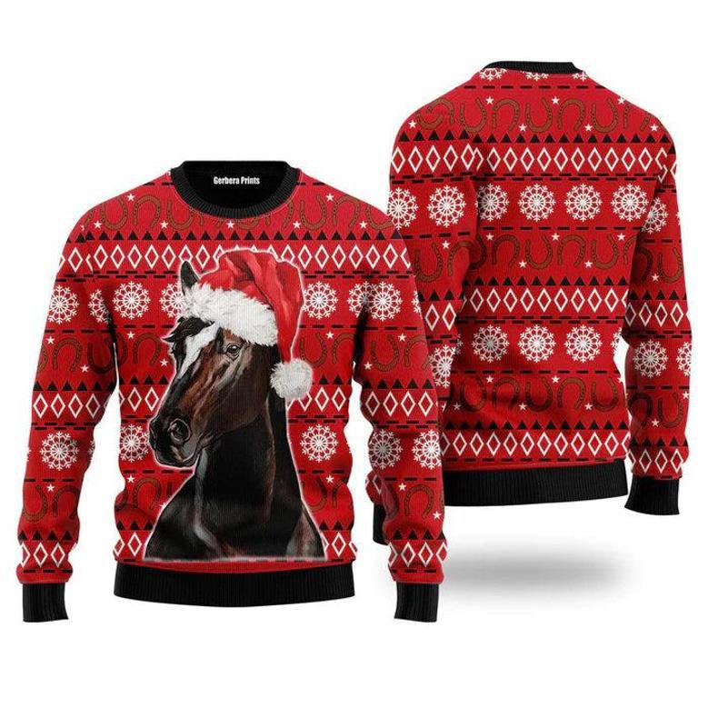 Horse Christmas Ugly Christmas Sweater For Men & Women