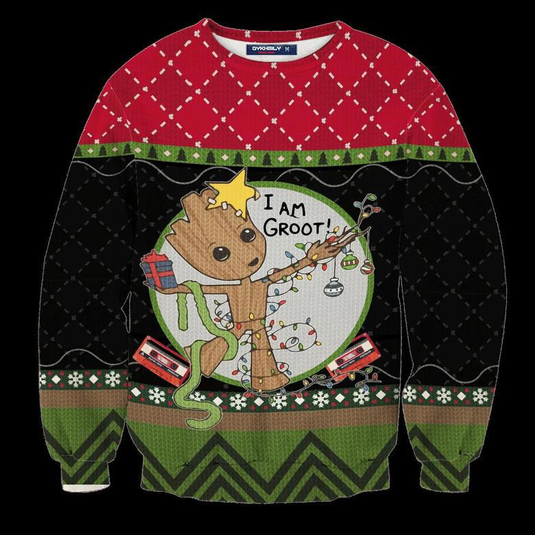 I Am Groot Ugly Christmas Sweater