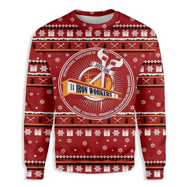 Ironworker Christmas Gift Ugly Christmas Sweater