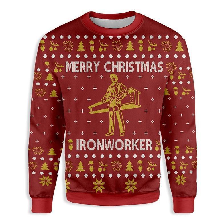 Ironworker Merry Christmas Ugly Christmas Sweater