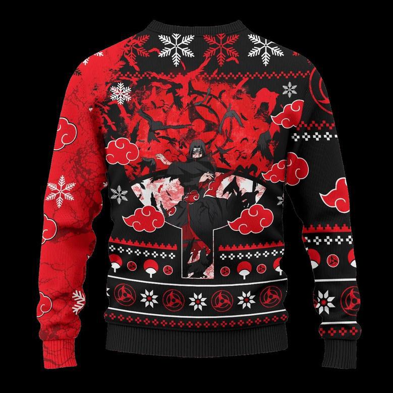 Itachi Summoning Crow Ugly Christmas Sweater