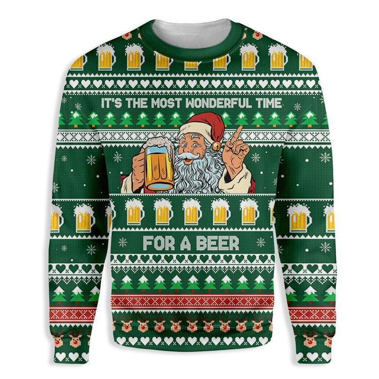 Its The Most Wonderful Occasion For A Beer Ugly Christmas Sweater