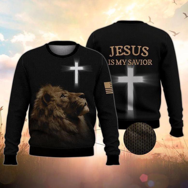 Jesus Is My Savior Ugly Christmas Sweater