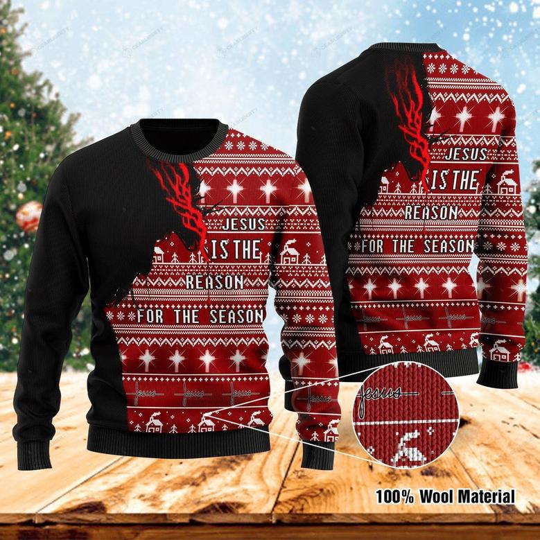 Jesus Is The Reason For The Season Ugly Christmas Sweater