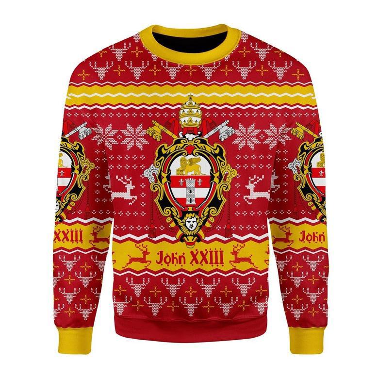 John XXIII Coat Of Arms Christmas Sweater