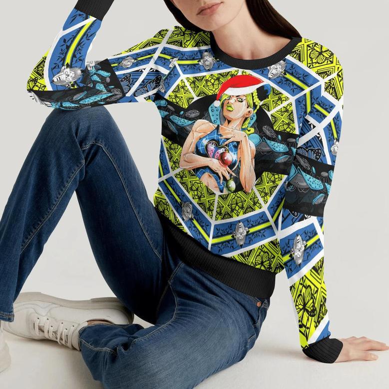 Jolyne Cujoh Xmas Ugly Christmas Sweater