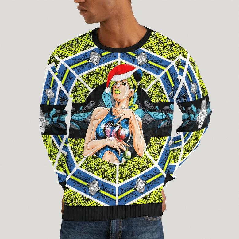 Jolyne Cujoh Xmas Ugly Christmas Sweater