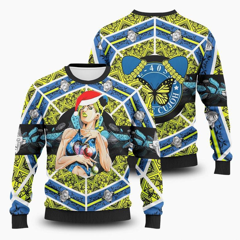 Jolyne Cujoh Xmas Ugly Christmas Sweater