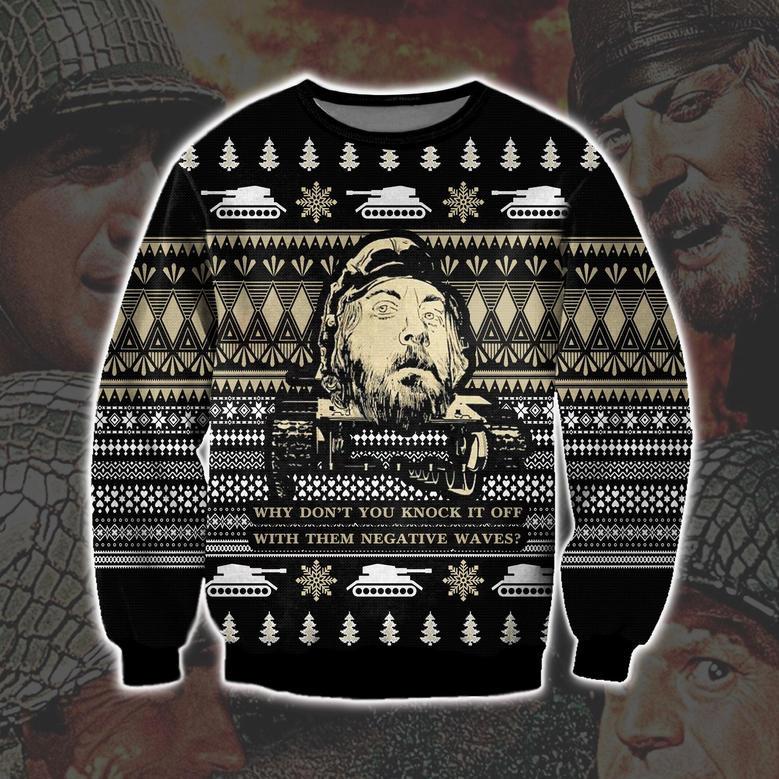 Kelly'S Heroes Print Ugly Christmas Sweater