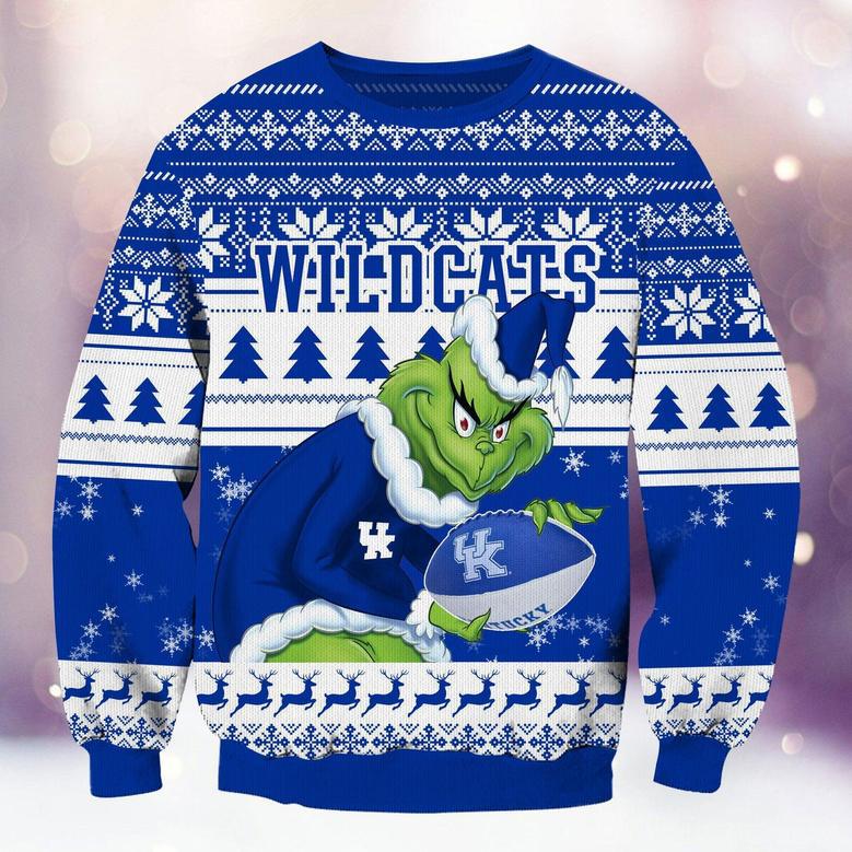 Kentucky Wildcats Grinch Ugly Christmas Sweater