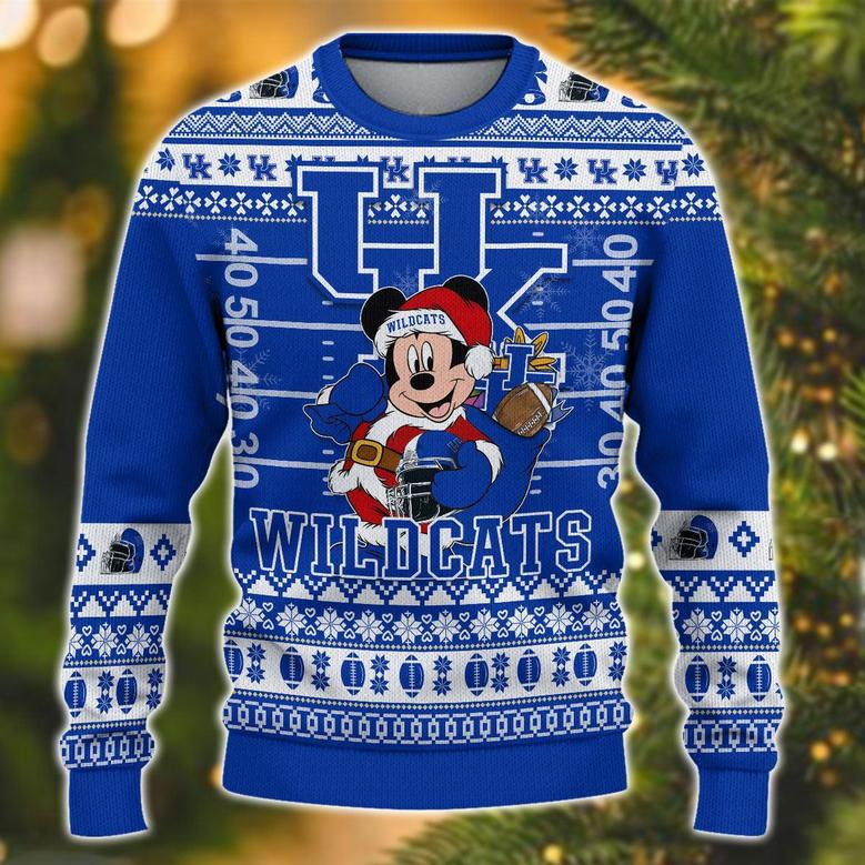 Kentucky Wildcats Mickey Ugly Christmas Sweater