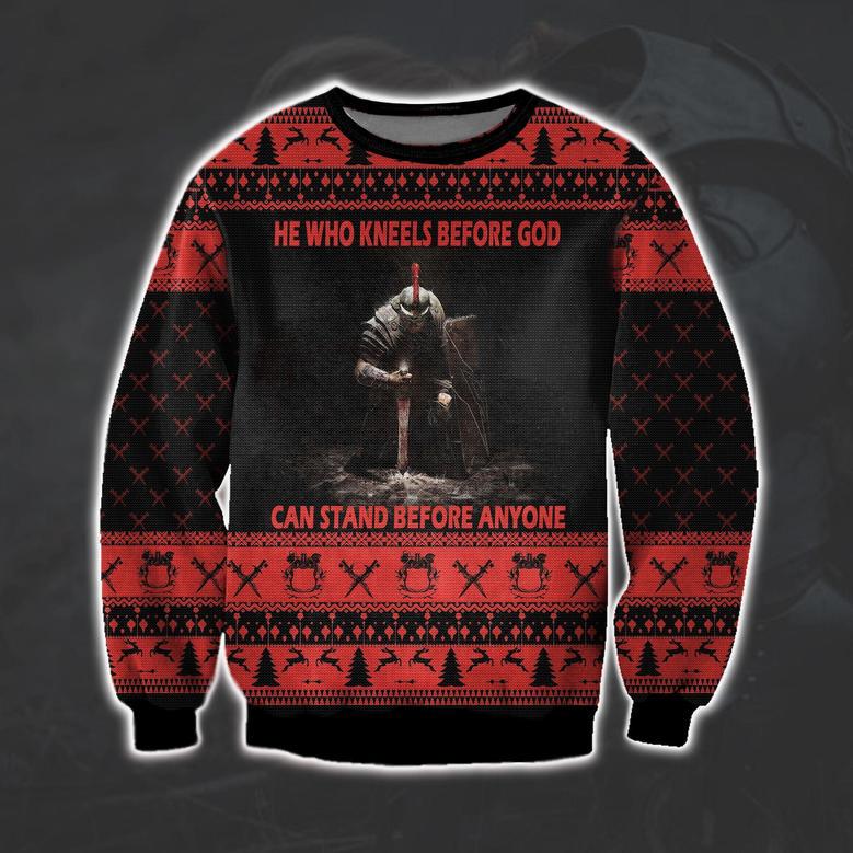 Knights Templar Ugly Christmas Sweater