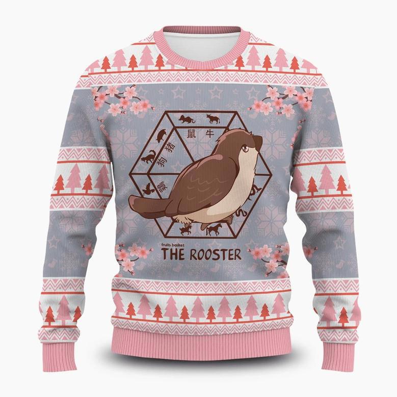 Kureno The Rooster Ugly Christmas Sweater