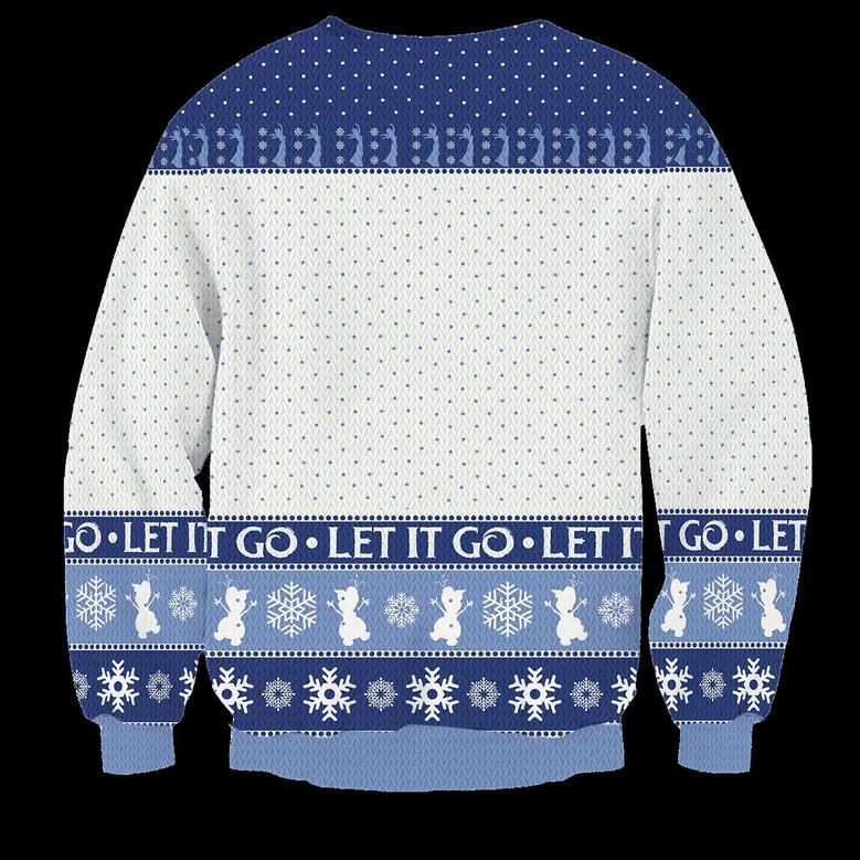 Let It Go Elsa Ugly Christmas Sweater