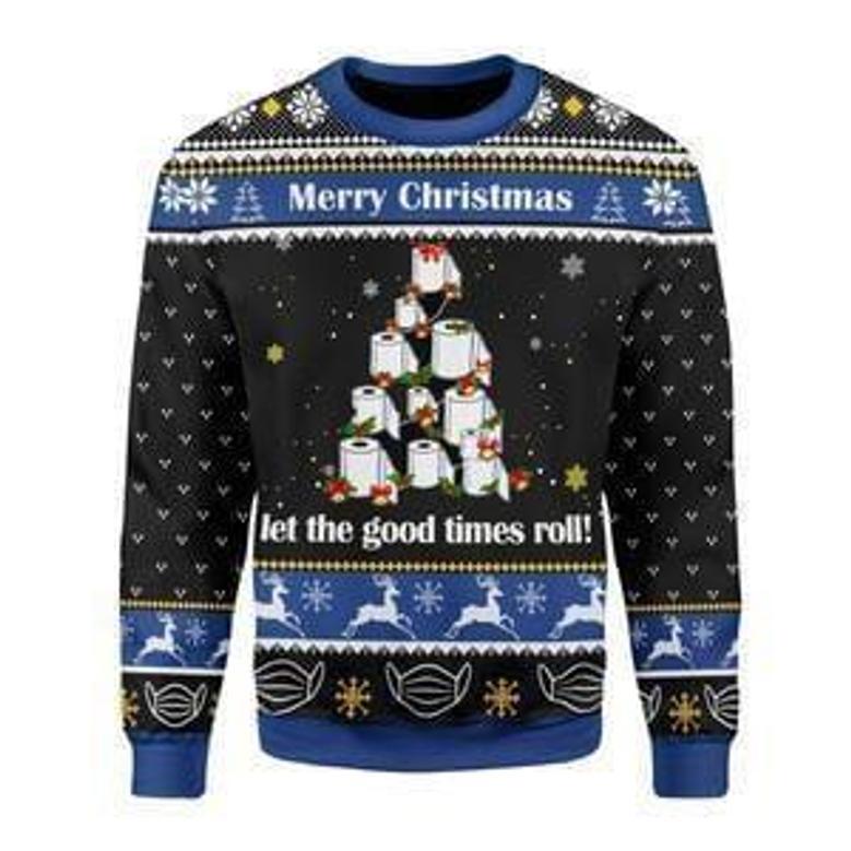 Let The Good Times Roll Ugly Christmas Sweater