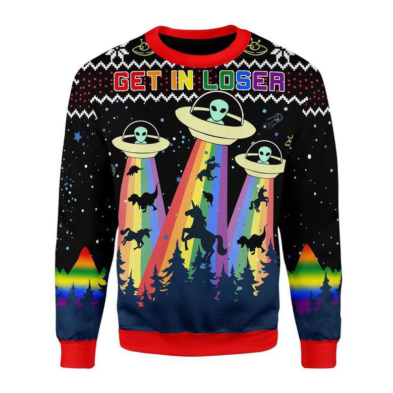 LGBT Alien Christmas Sweater