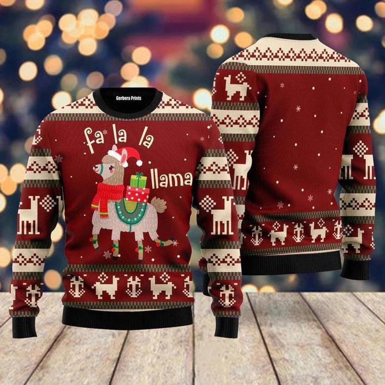 Llama Lalala Ugly Christmas Sweater For Men & Women