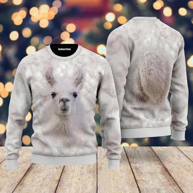 Llama Ugly Christmas Sweater For Men & Women