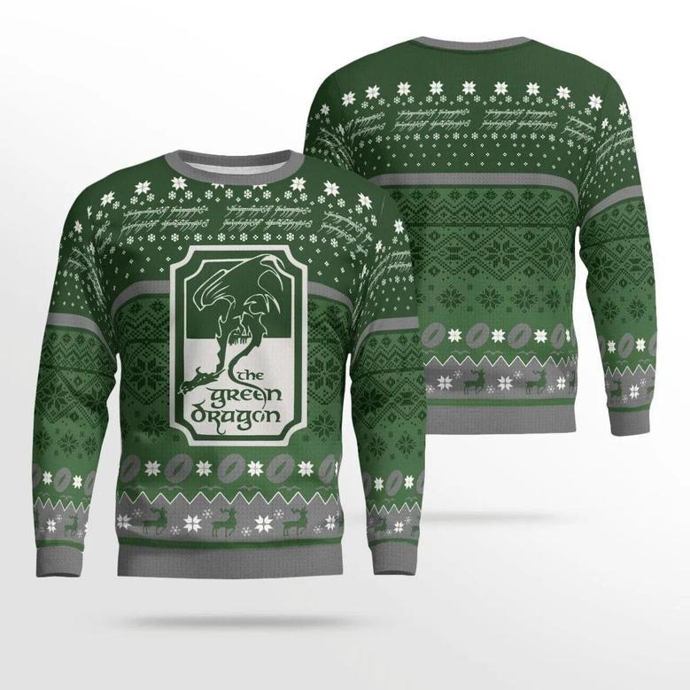 Lord Of The Ring The Green Dragon Lord Ugly Sweater