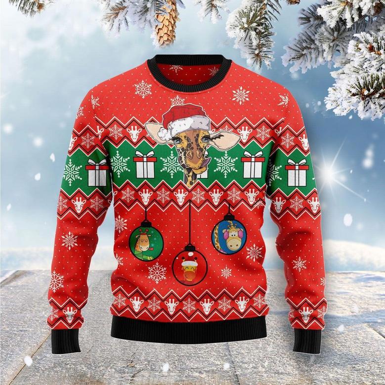 Lovely Giraffe Ugly Christmas Sweater