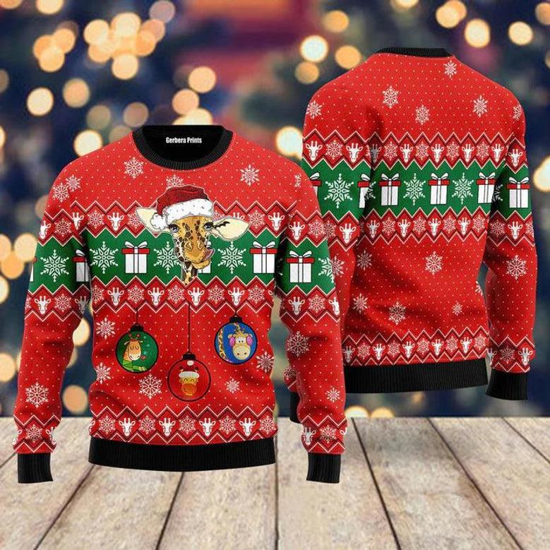 Lovely Giraffe Ugly Christmas Sweater For Men & Women