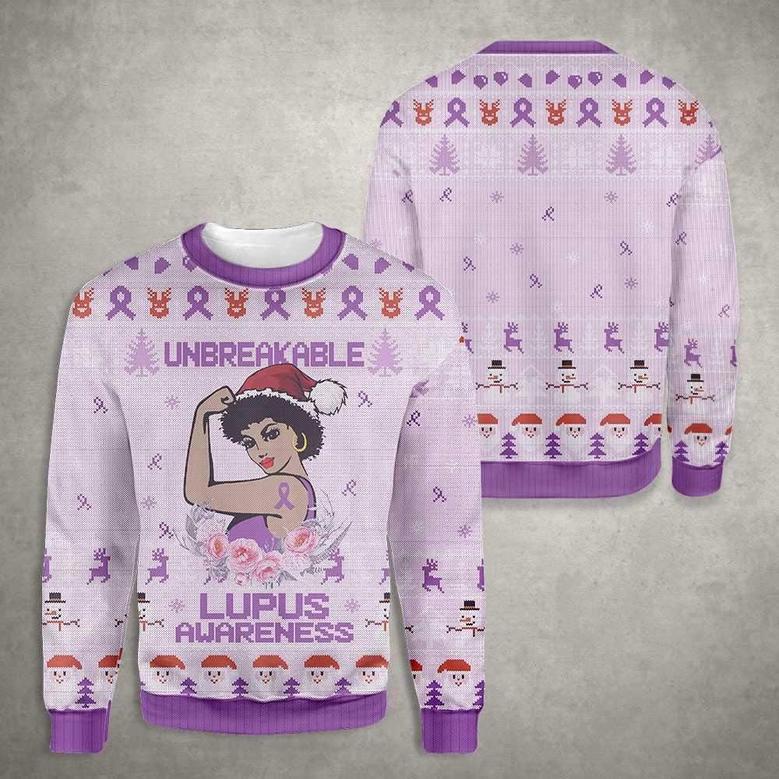 Lupus Awareness Ugly Christmas Sweater