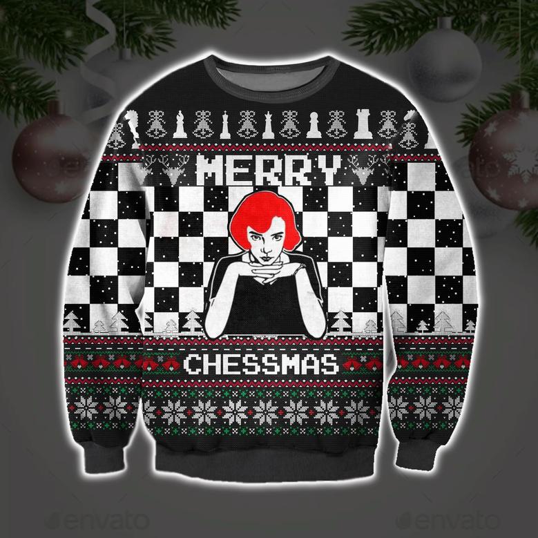 Merry Chessmas Ugly Christmas Sweater