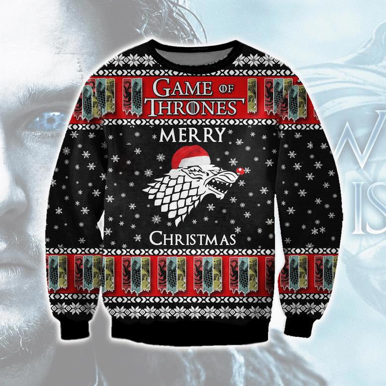 Merry Christmas Game Of Thrones Ugly Christmas Sweater