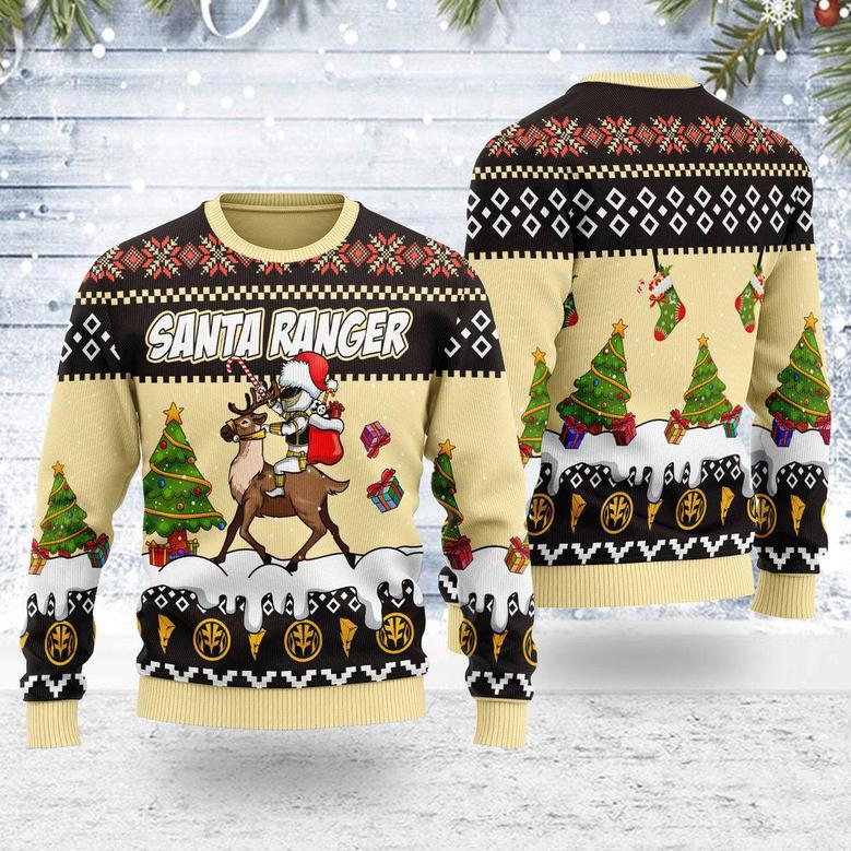 Merry Christmas Tommy Santa Ranger Unisex Wool Sweater