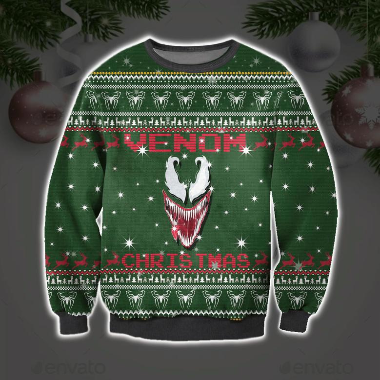 Merry Christmas Venom Ugly Christmas Sweater