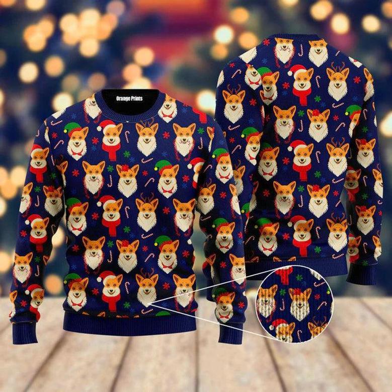 Merry Corgmas Corgi Dog Lover Ugly Christmas Sweater For Men & Women