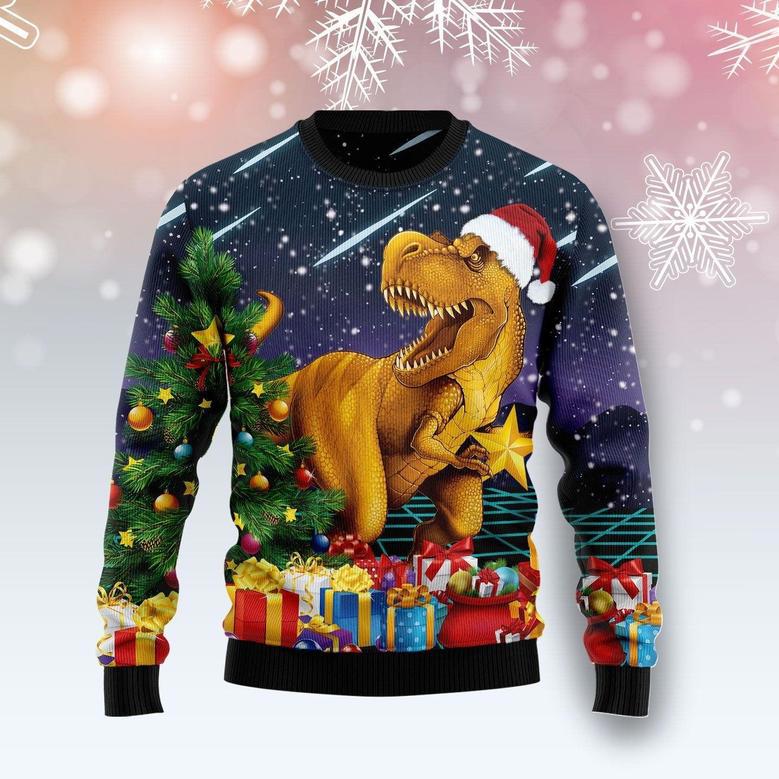 Merry Rex Christmas Ugly Christmas Sweater