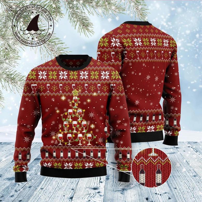 Merry Winemas Ugly Christmas Sweater