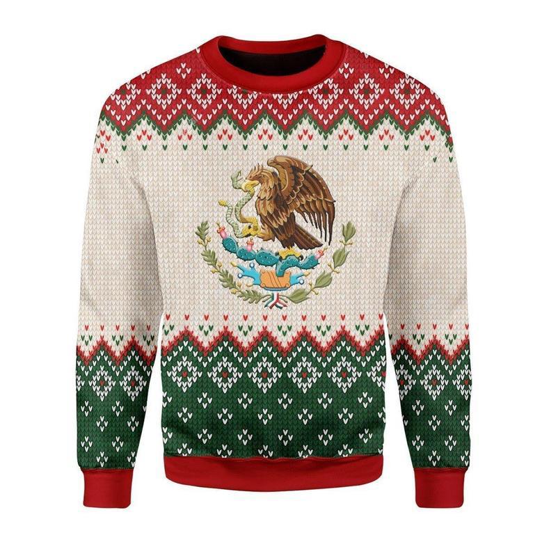 Mexico Coat Of Arms Ugly Christmas Sweater