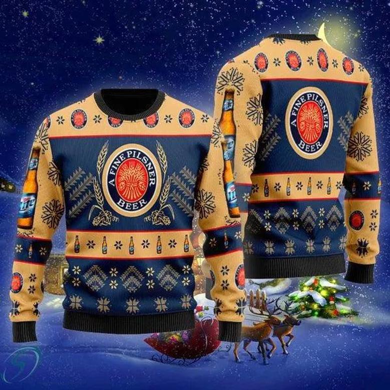 Miller Lite Ugly Christmas Sweater, Jumper