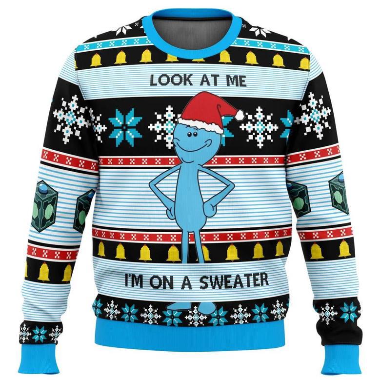 Mr. Meeseeks ,Ugly Sweater Party,ugly sweater ideas