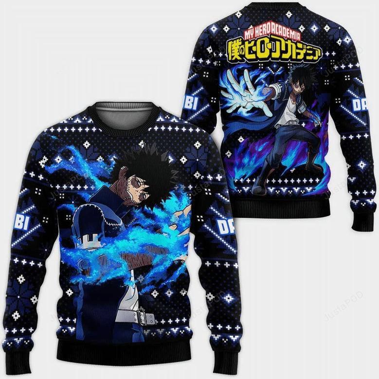 My Hero Academia Anime Dabi 5 Ugly Sweater Gifts