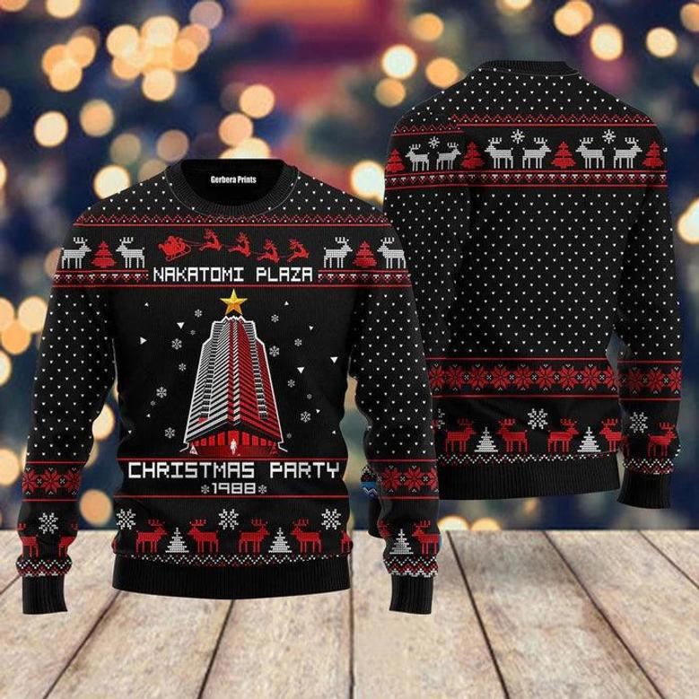 Nakatomi Plaza Christmas Party Ugly Christmas Sweater For Men & Women