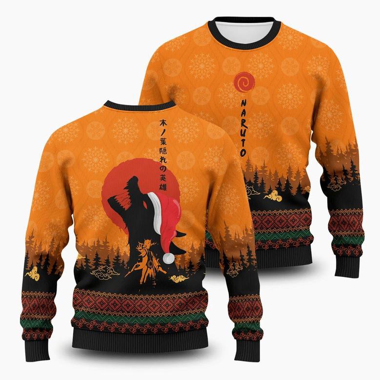 Naruto Kyubi Ugly Christmas Sweater