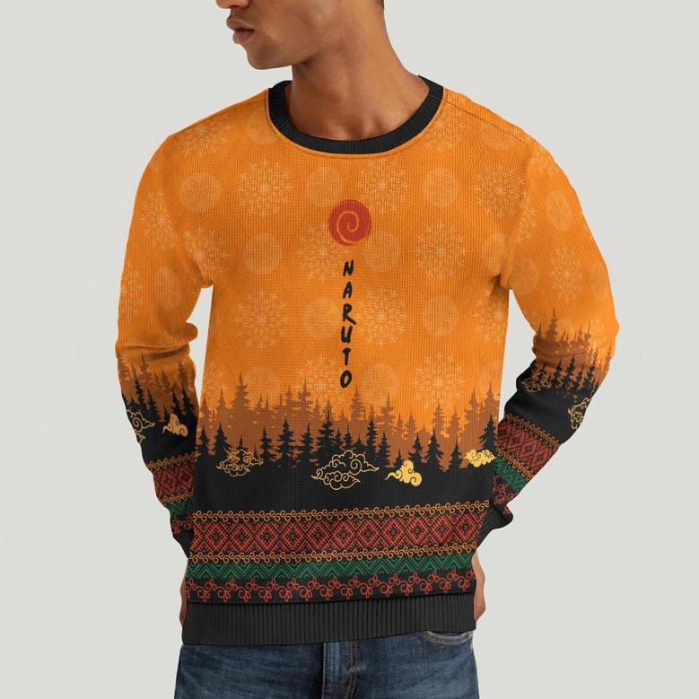 Naruto Kyubi Ugly Christmas Sweater