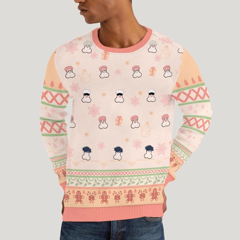 Naughty Jjk Xmas Ugly Christmas Sweater