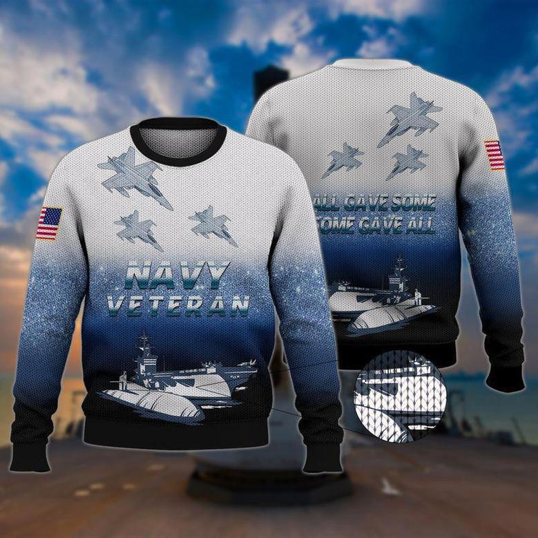 Navy Veteran Ugly Christmas Sweater