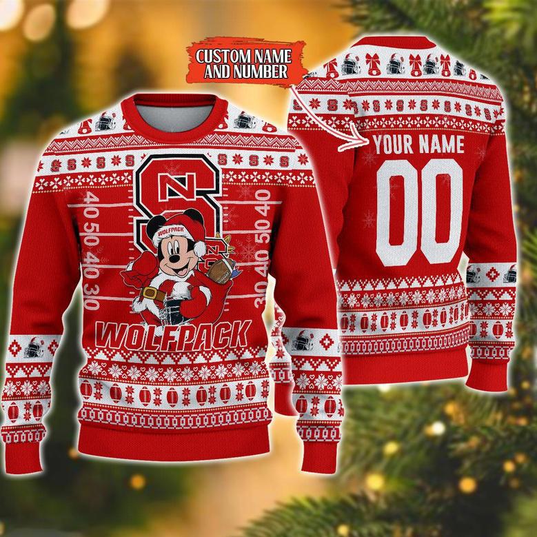 NC State Wolfpack Mickey Ugly Christmas Sweater