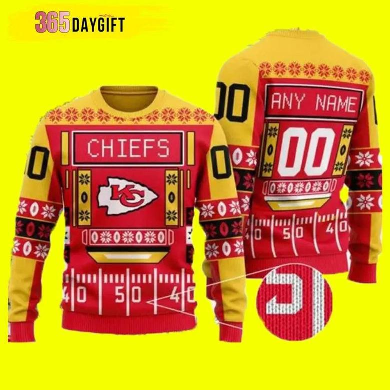 NFL Kansas City Chiefs Custom Ugly Christmas Sweater, Jumpers